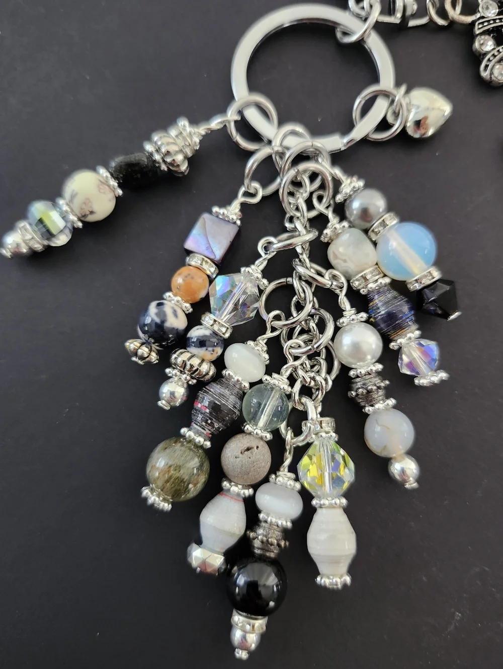 Handmade sparkling rhinestoneand